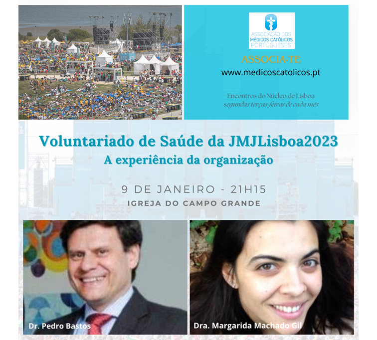 Recordar os bastidores do Voluntariado de Saúde na JMJ 2023