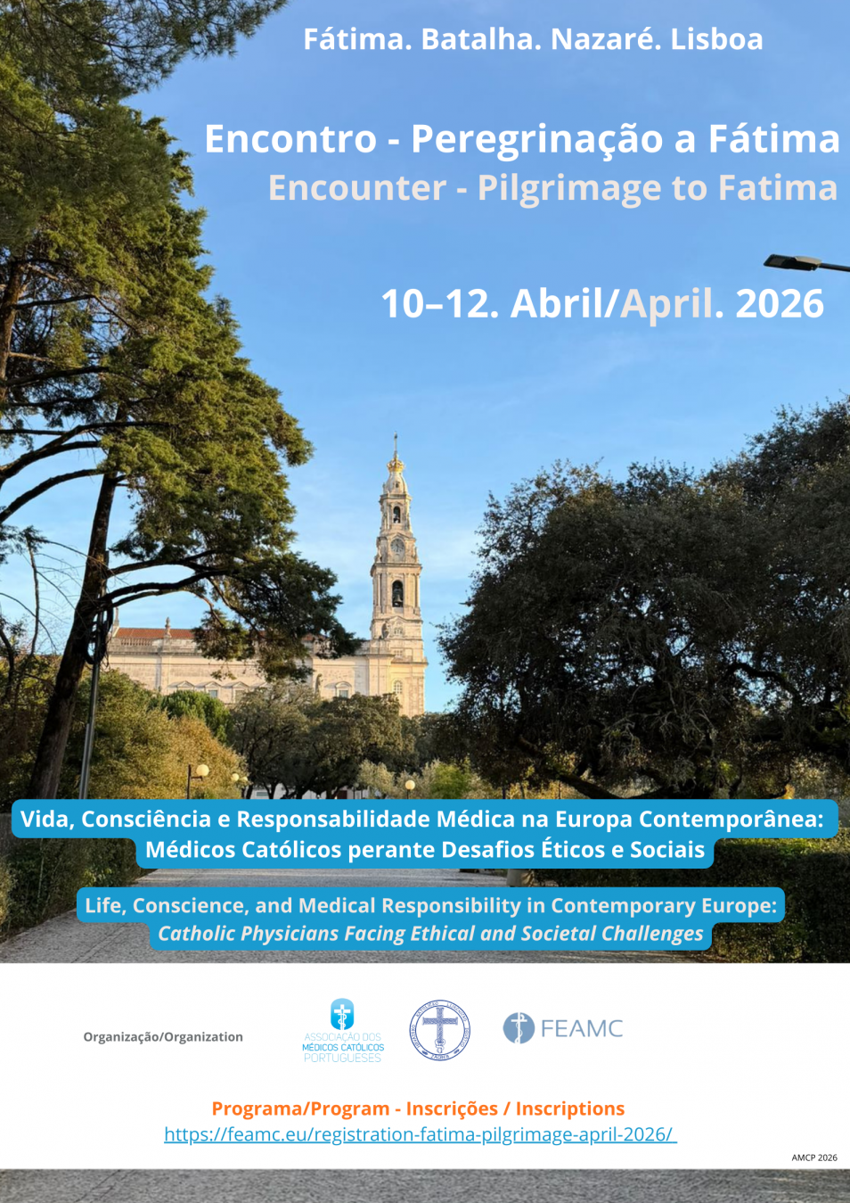 Encontro - Peregrinação a Fátima - abril 2026