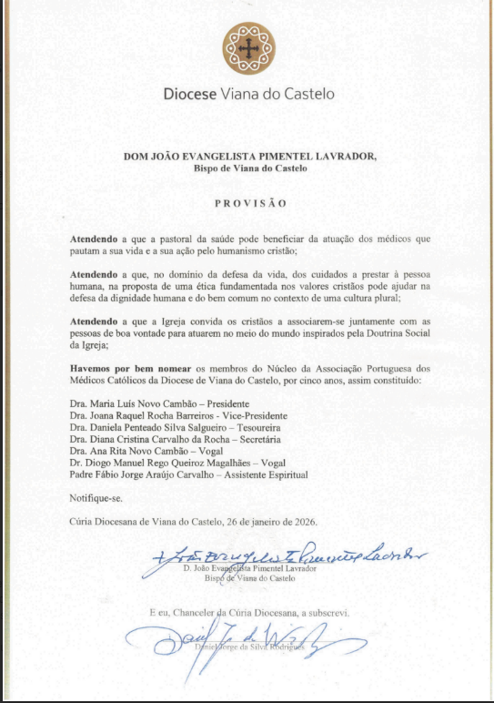 AMCP tem novo Núcleo Diocesano, em Viana do Castelo